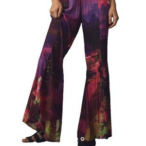 Anthropologie Plenty by Tracy Reese Women’s Pleated Flare Pants size S NWT